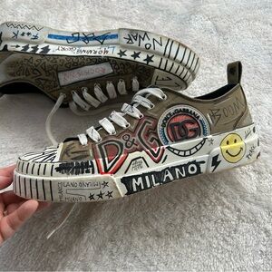Dolce & Gabbana Men’s Graffiti Sneakers